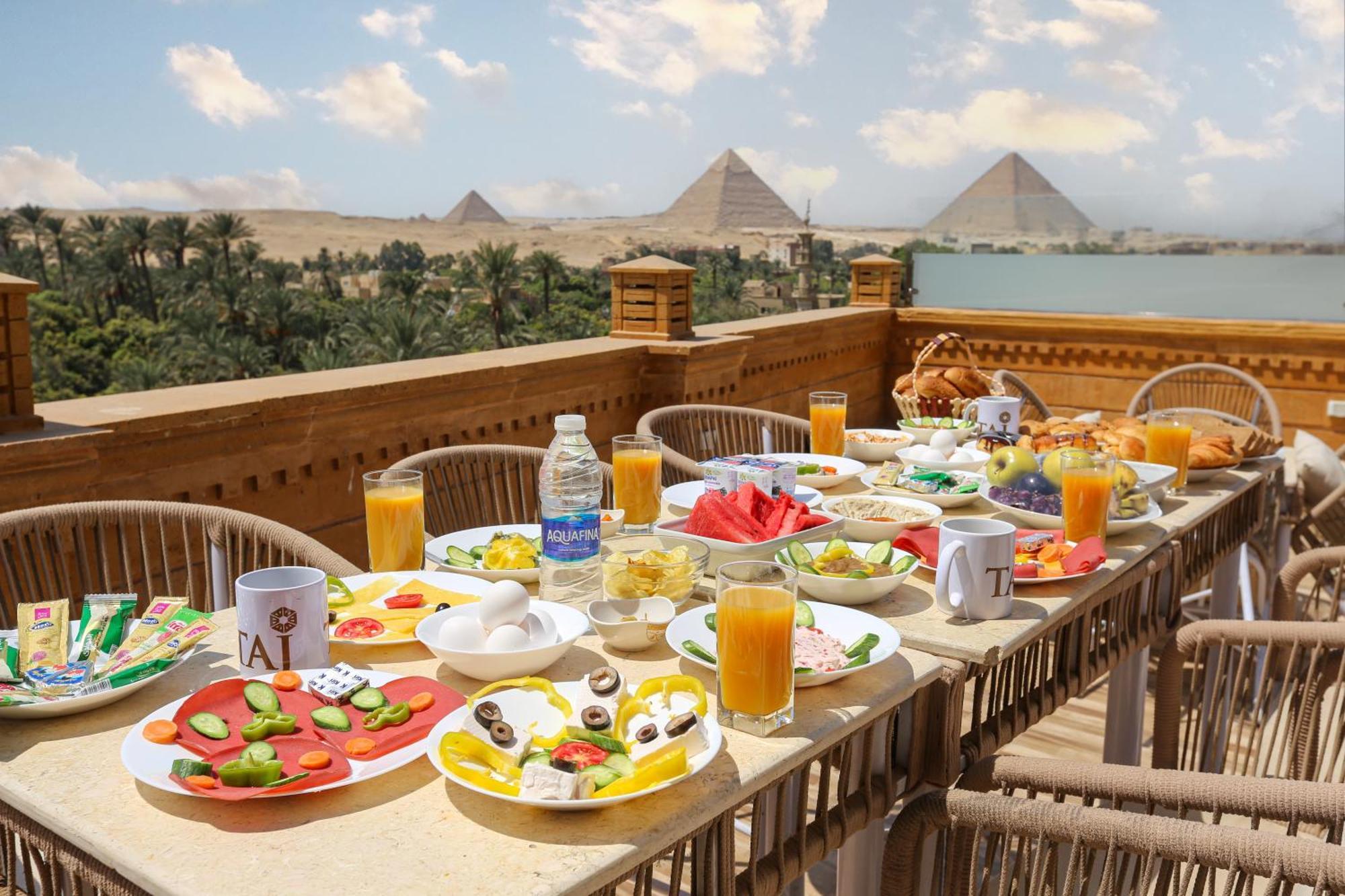 Taj Pyramids View Inn Kafrat al Jabal Ngoại thất bức ảnh