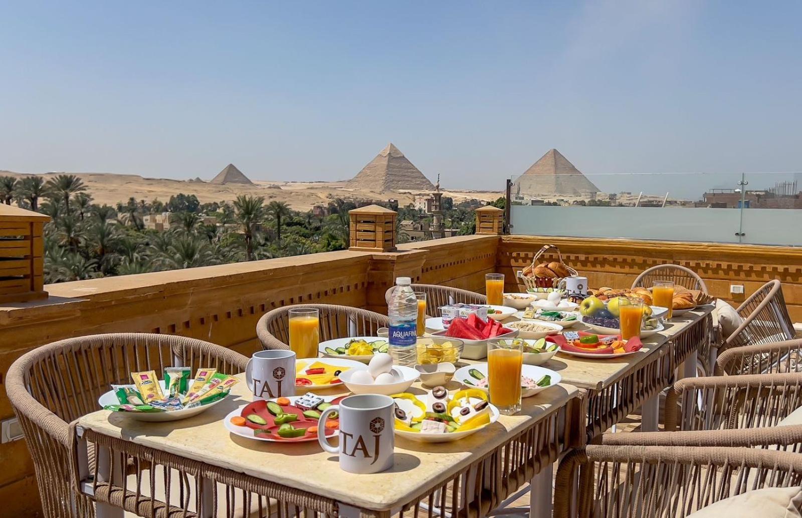 Taj Pyramids View Inn Kafrat al Jabal Ngoại thất bức ảnh